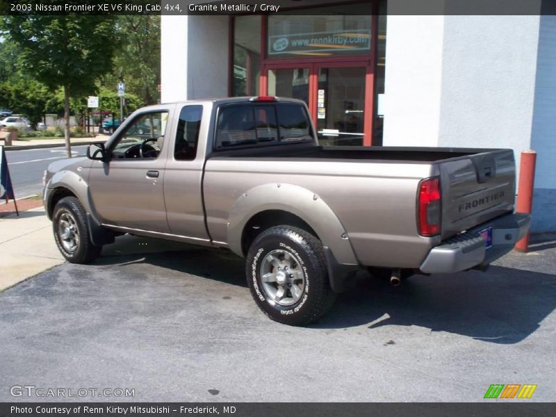 Granite Metallic / Gray 2003 Nissan Frontier XE V6 King Cab 4x4