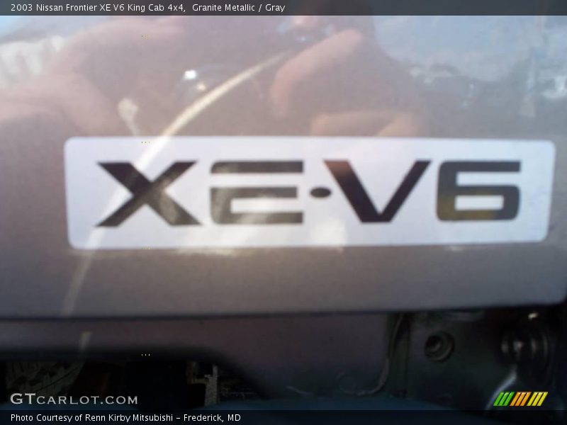 Granite Metallic / Gray 2003 Nissan Frontier XE V6 King Cab 4x4