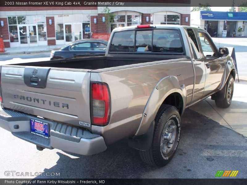 Granite Metallic / Gray 2003 Nissan Frontier XE V6 King Cab 4x4