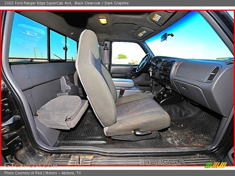 Black Clearcoat / Dark Graphite 2002 Ford Ranger Edge SuperCab 4x4