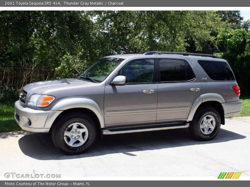 Thunder Gray Metallic / Charcoal 2001 Toyota Sequoia SR5 4x4