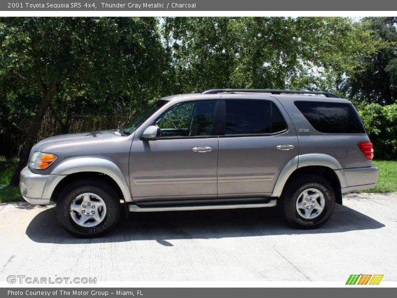 Thunder Gray Metallic / Charcoal 2001 Toyota Sequoia SR5 4x4