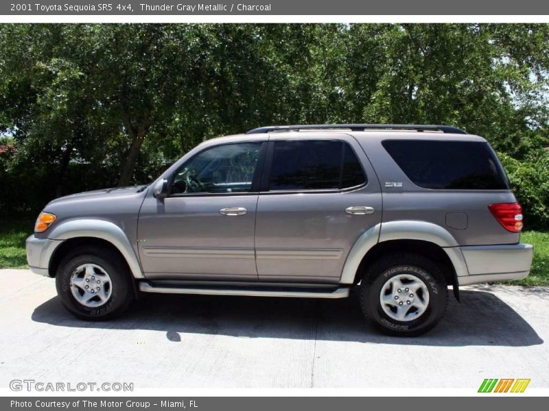 Thunder Gray Metallic / Charcoal 2001 Toyota Sequoia SR5 4x4