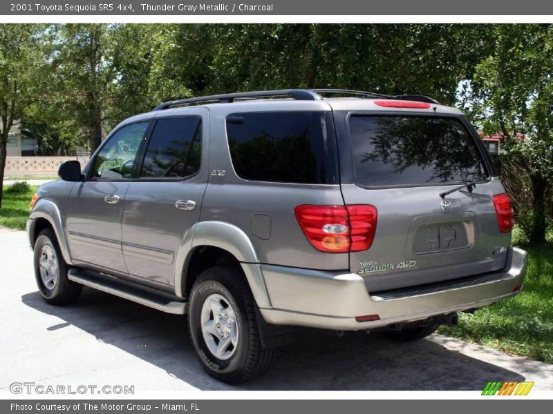 Thunder Gray Metallic / Charcoal 2001 Toyota Sequoia SR5 4x4