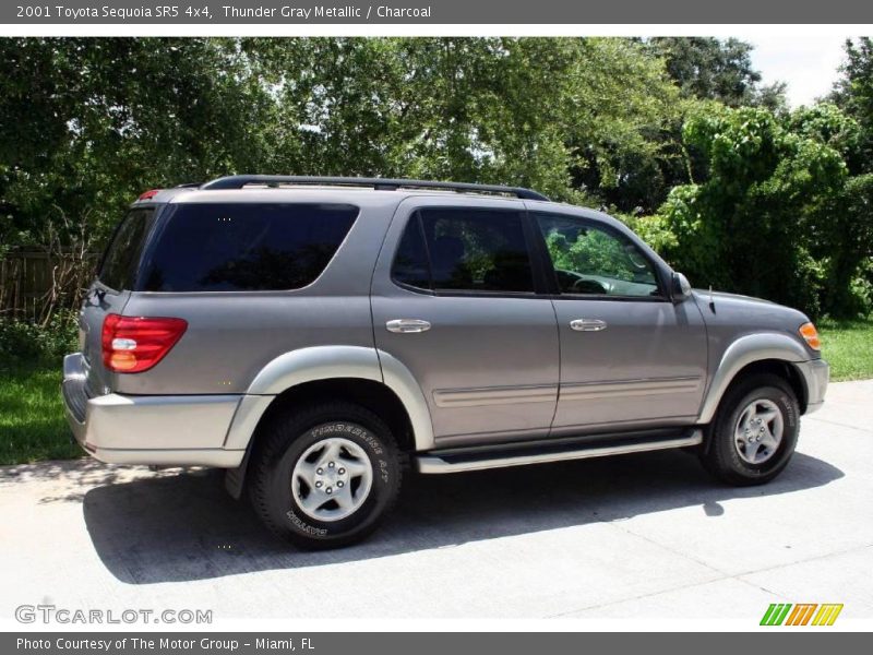 Thunder Gray Metallic / Charcoal 2001 Toyota Sequoia SR5 4x4
