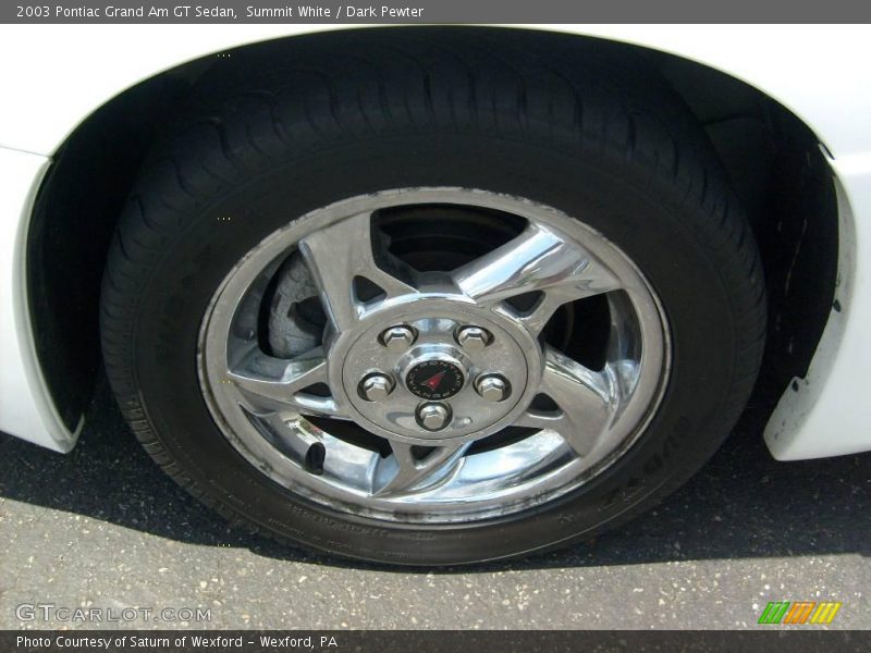 Summit White / Dark Pewter 2003 Pontiac Grand Am GT Sedan
