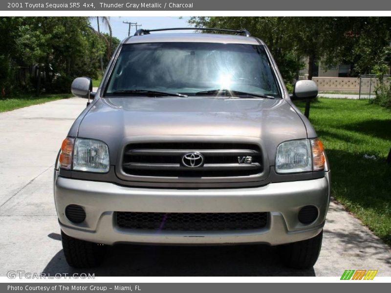Thunder Gray Metallic / Charcoal 2001 Toyota Sequoia SR5 4x4