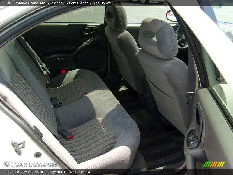 Summit White / Dark Pewter 2003 Pontiac Grand Am GT Sedan