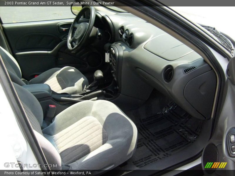 Summit White / Dark Pewter 2003 Pontiac Grand Am GT Sedan