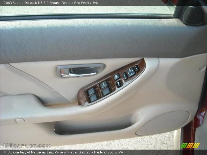 Regatta Red Pearl / Beige 2003 Subaru Outback H6 3.0 Sedan