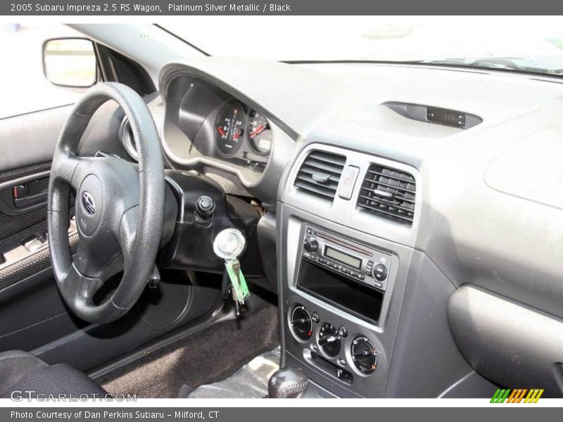 Platinum Silver Metallic / Black 2005 Subaru Impreza 2.5 RS Wagon