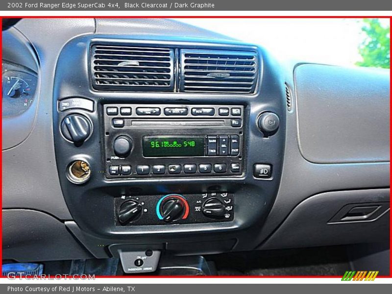 Black Clearcoat / Dark Graphite 2002 Ford Ranger Edge SuperCab 4x4