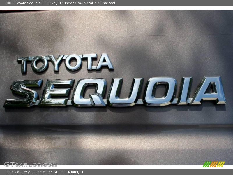 Thunder Gray Metallic / Charcoal 2001 Toyota Sequoia SR5 4x4