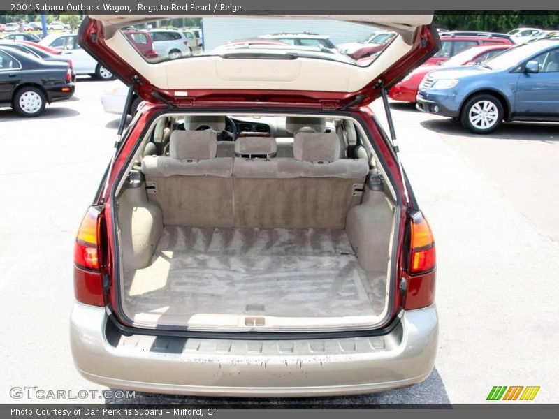 Regatta Red Pearl / Beige 2004 Subaru Outback Wagon