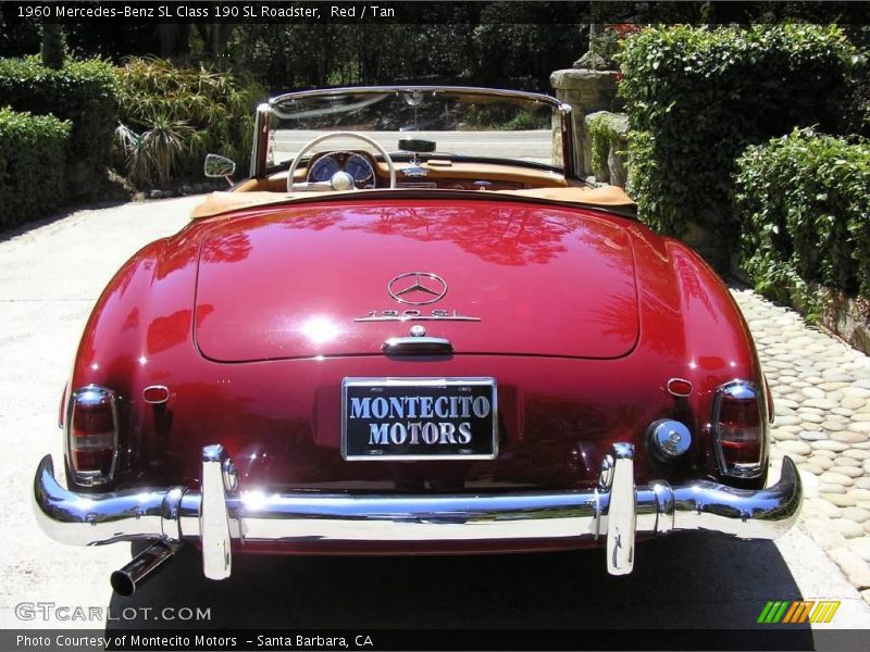 Red / Tan 1960 Mercedes-Benz SL Class 190 SL Roadster