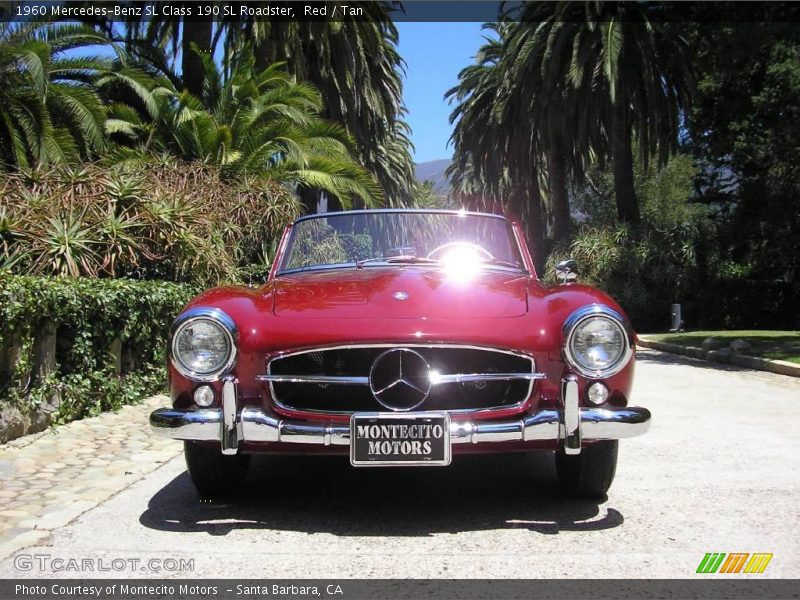 Red / Tan 1960 Mercedes-Benz SL Class 190 SL Roadster