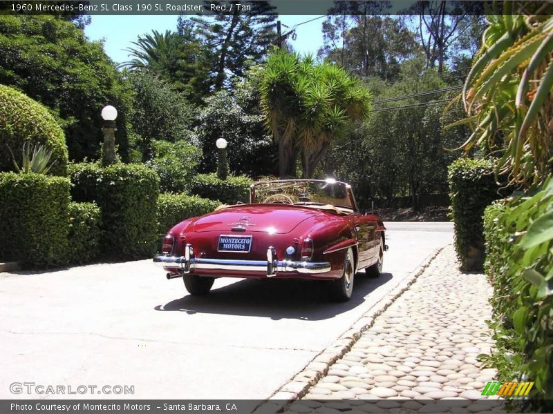 Red / Tan 1960 Mercedes-Benz SL Class 190 SL Roadster
