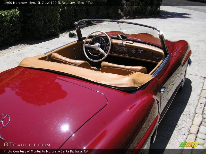 Red / Tan 1960 Mercedes-Benz SL Class 190 SL Roadster