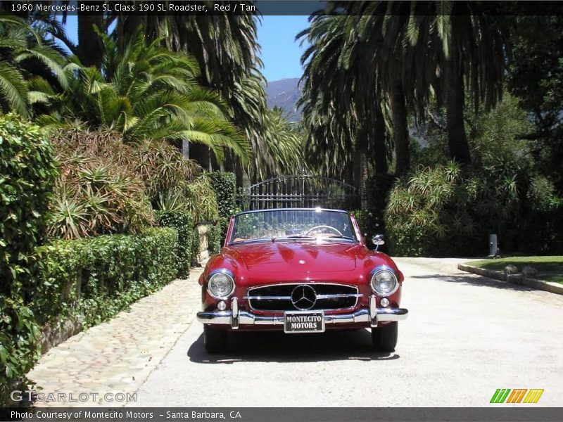 Red / Tan 1960 Mercedes-Benz SL Class 190 SL Roadster
