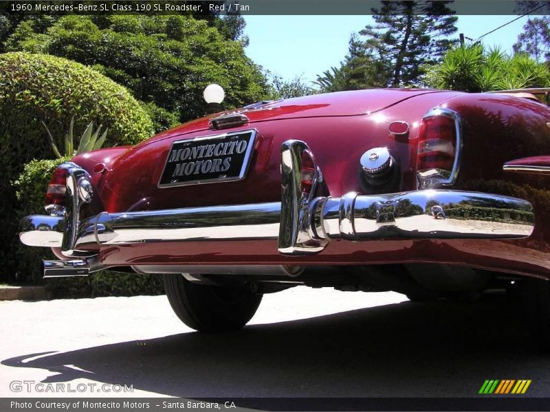 Red / Tan 1960 Mercedes-Benz SL Class 190 SL Roadster