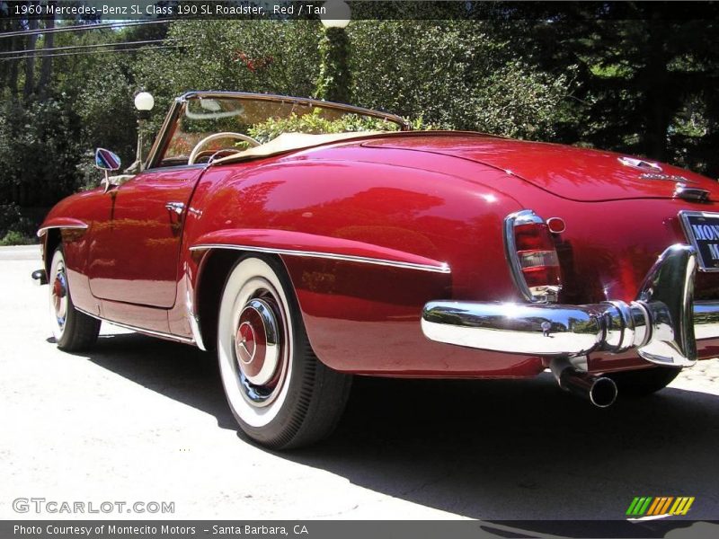 Red / Tan 1960 Mercedes-Benz SL Class 190 SL Roadster