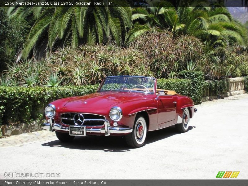 Red / Tan 1960 Mercedes-Benz SL Class 190 SL Roadster