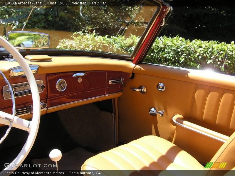 Red / Tan 1960 Mercedes-Benz SL Class 190 SL Roadster