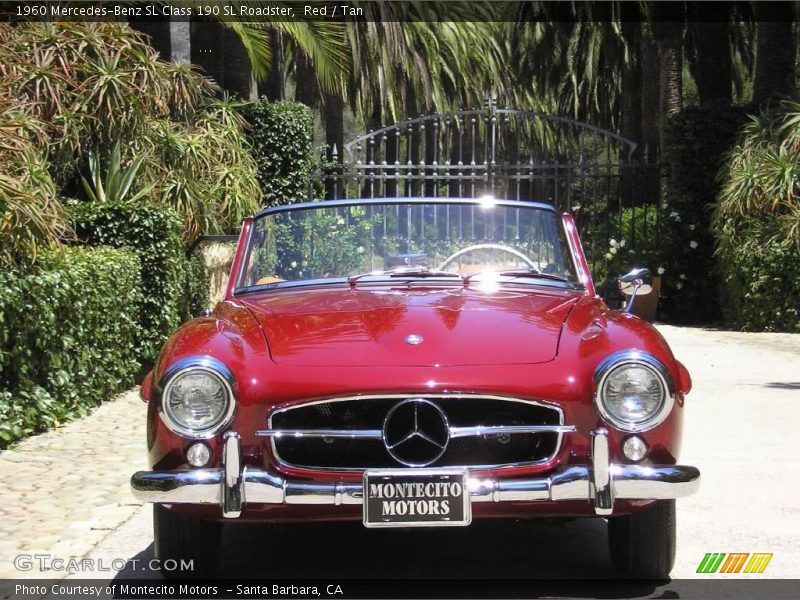 Red / Tan 1960 Mercedes-Benz SL Class 190 SL Roadster