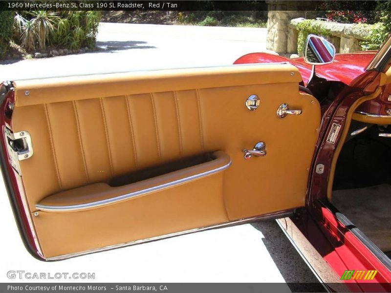 Red / Tan 1960 Mercedes-Benz SL Class 190 SL Roadster
