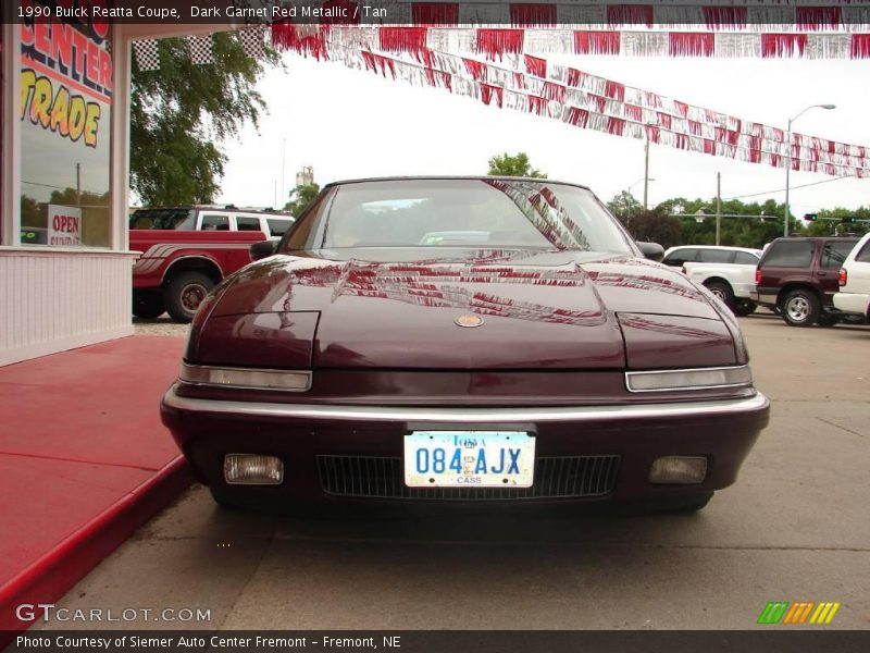 Dark Garnet Red Metallic / Tan 1990 Buick Reatta Coupe