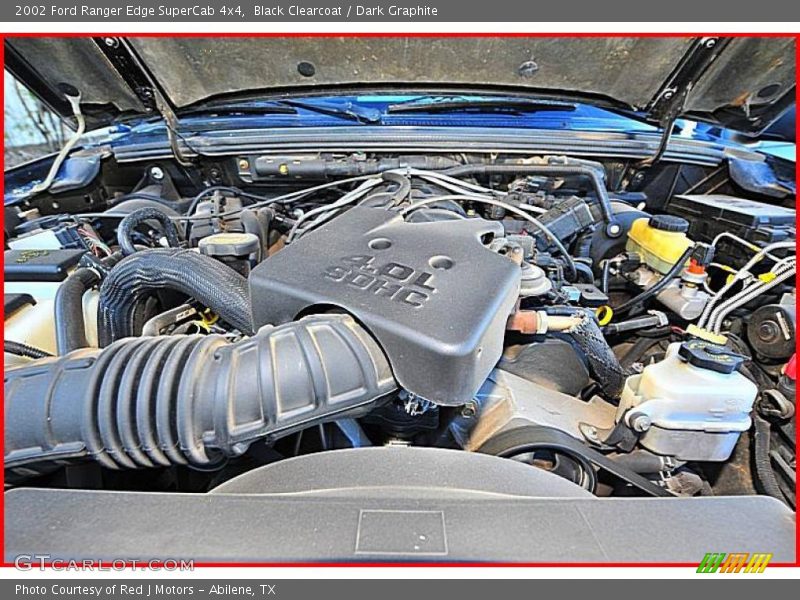 Black Clearcoat / Dark Graphite 2002 Ford Ranger Edge SuperCab 4x4