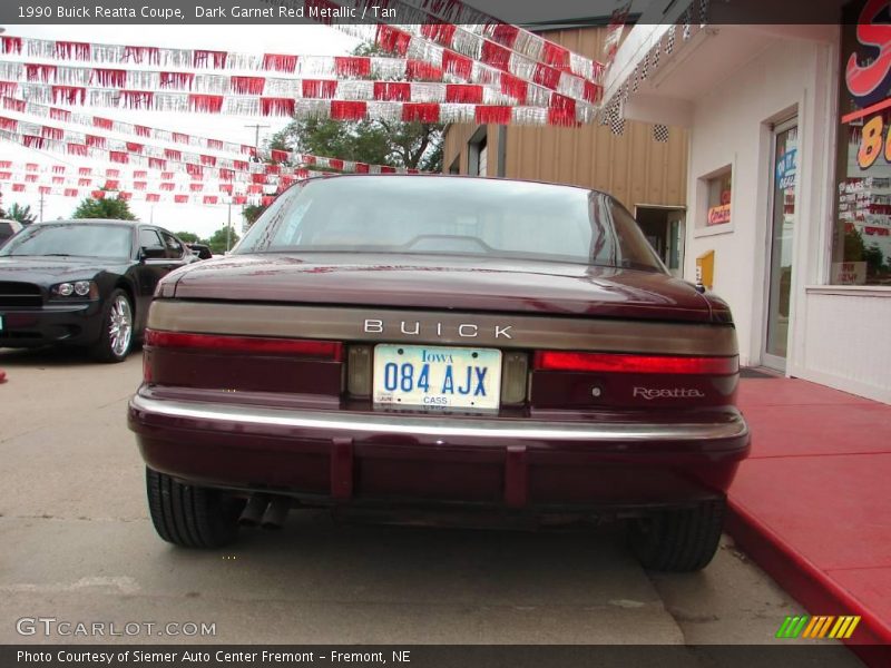 Dark Garnet Red Metallic / Tan 1990 Buick Reatta Coupe