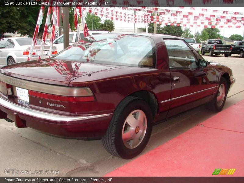 Dark Garnet Red Metallic / Tan 1990 Buick Reatta Coupe