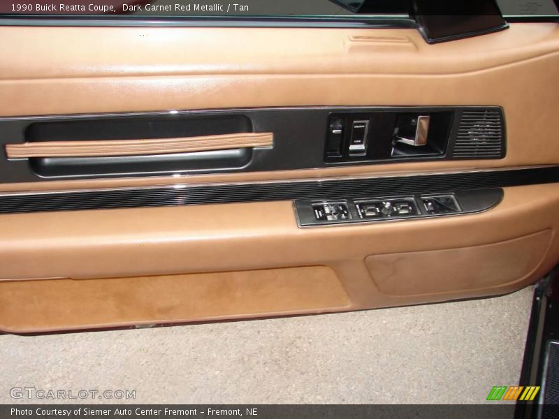 Dark Garnet Red Metallic / Tan 1990 Buick Reatta Coupe