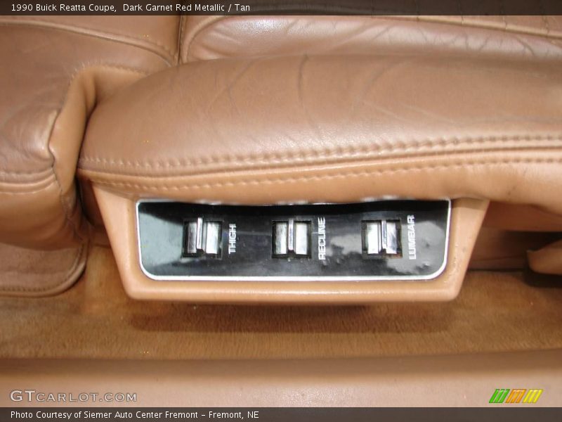 Dark Garnet Red Metallic / Tan 1990 Buick Reatta Coupe