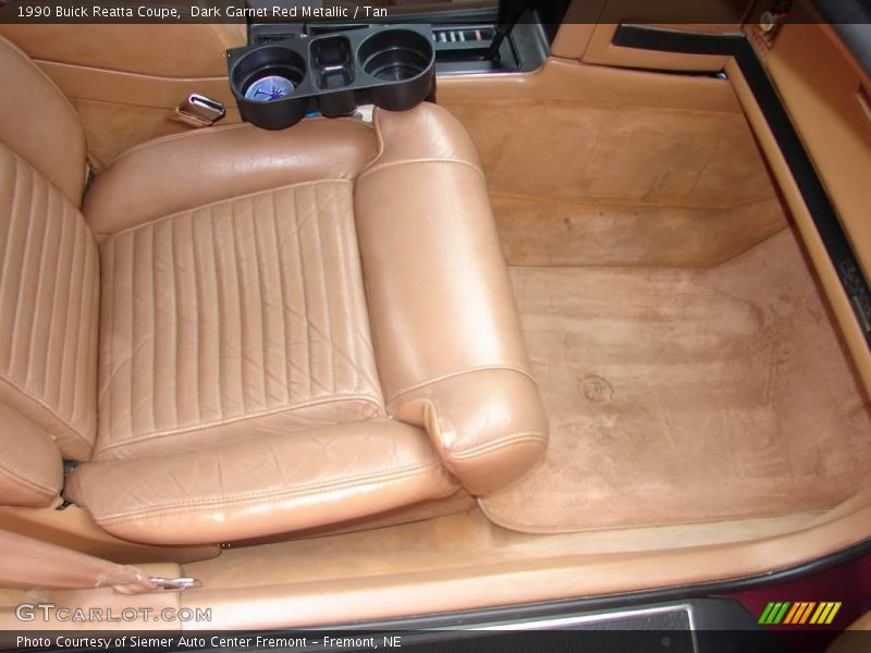 Dark Garnet Red Metallic / Tan 1990 Buick Reatta Coupe