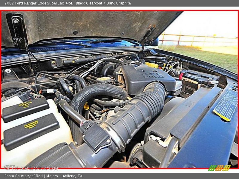 Black Clearcoat / Dark Graphite 2002 Ford Ranger Edge SuperCab 4x4