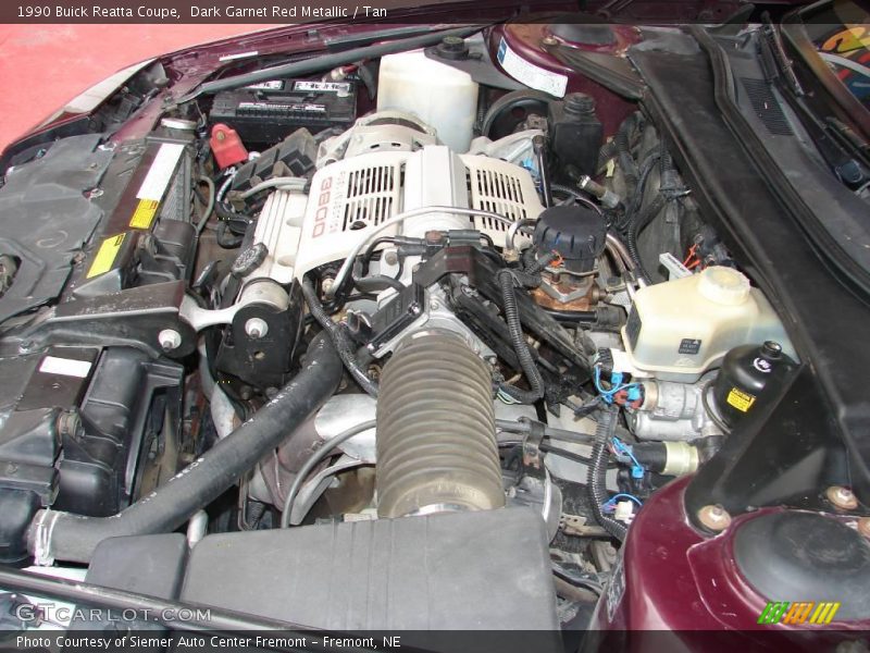 Dark Garnet Red Metallic / Tan 1990 Buick Reatta Coupe