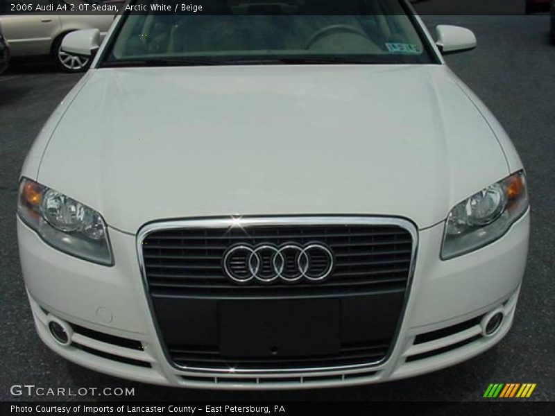 Arctic White / Beige 2006 Audi A4 2.0T Sedan