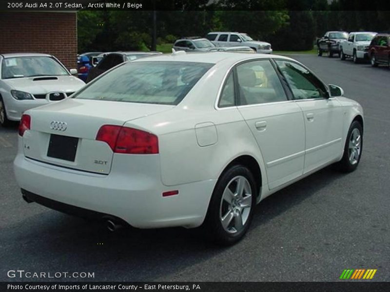 Arctic White / Beige 2006 Audi A4 2.0T Sedan