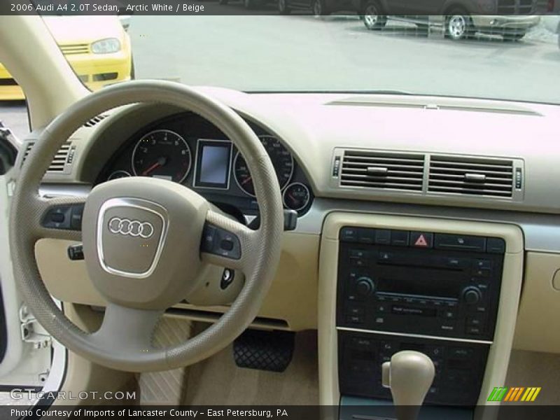 Arctic White / Beige 2006 Audi A4 2.0T Sedan