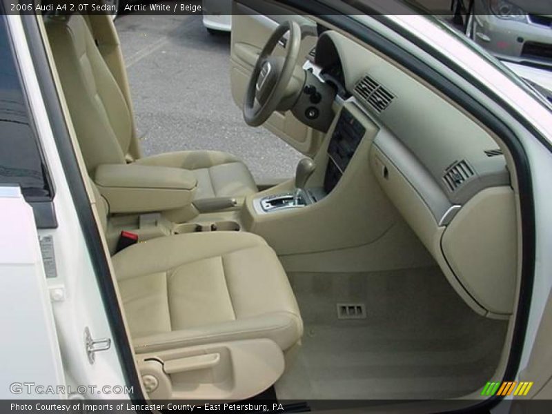 Arctic White / Beige 2006 Audi A4 2.0T Sedan