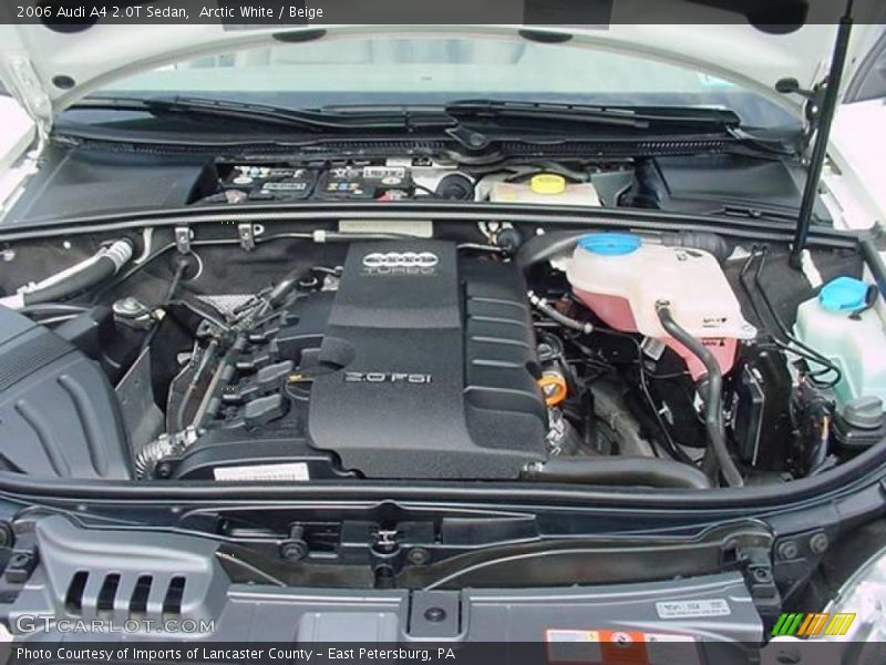 Arctic White / Beige 2006 Audi A4 2.0T Sedan