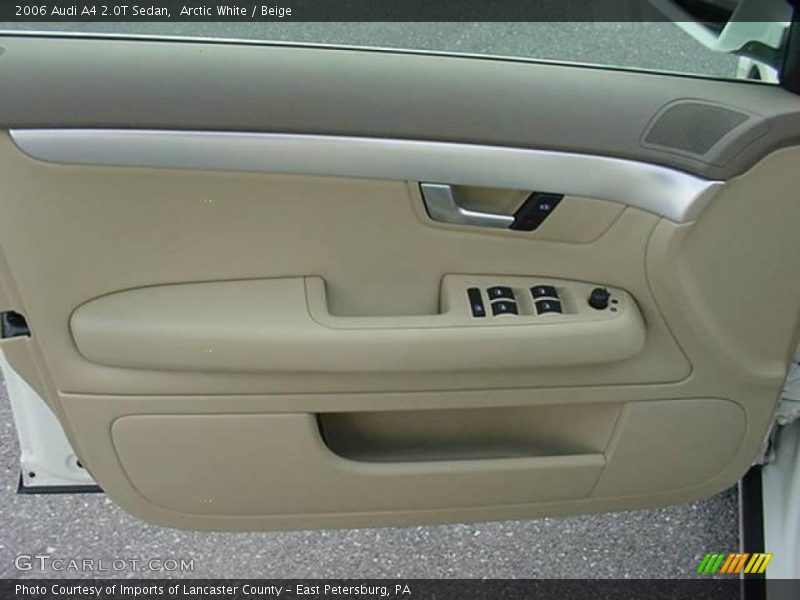 Arctic White / Beige 2006 Audi A4 2.0T Sedan