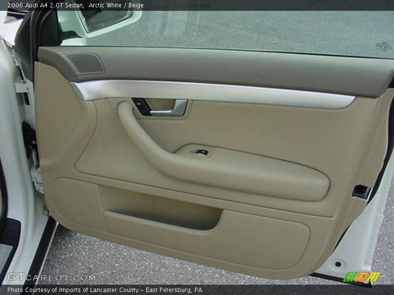Arctic White / Beige 2006 Audi A4 2.0T Sedan