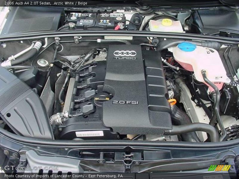 Arctic White / Beige 2006 Audi A4 2.0T Sedan