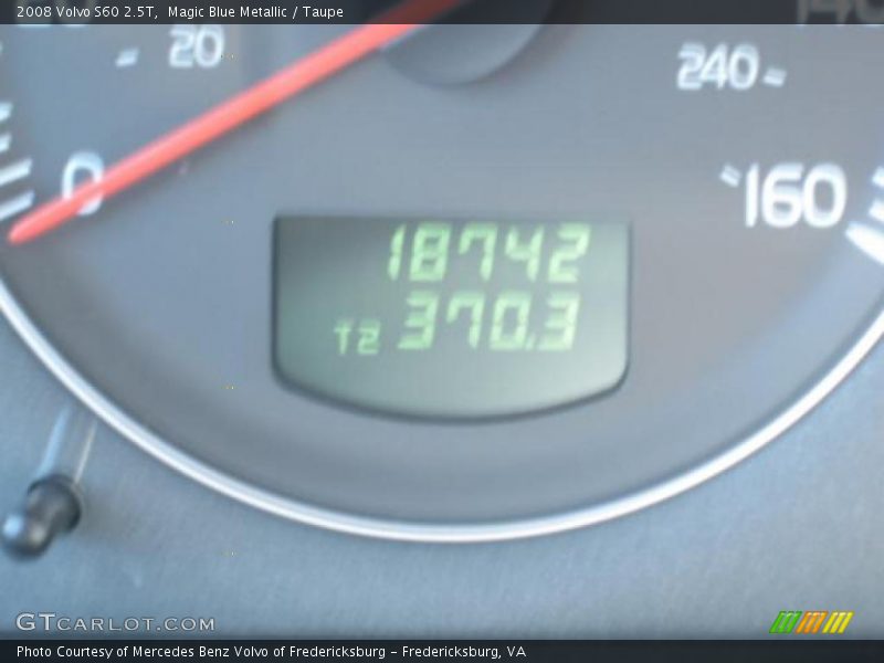 Magic Blue Metallic / Taupe 2008 Volvo S60 2.5T