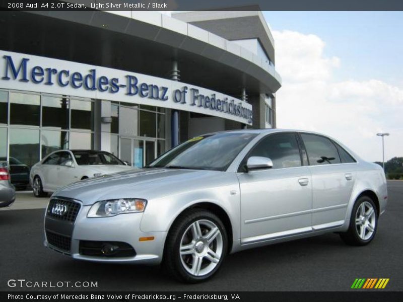 Light Silver Metallic / Black 2008 Audi A4 2.0T Sedan