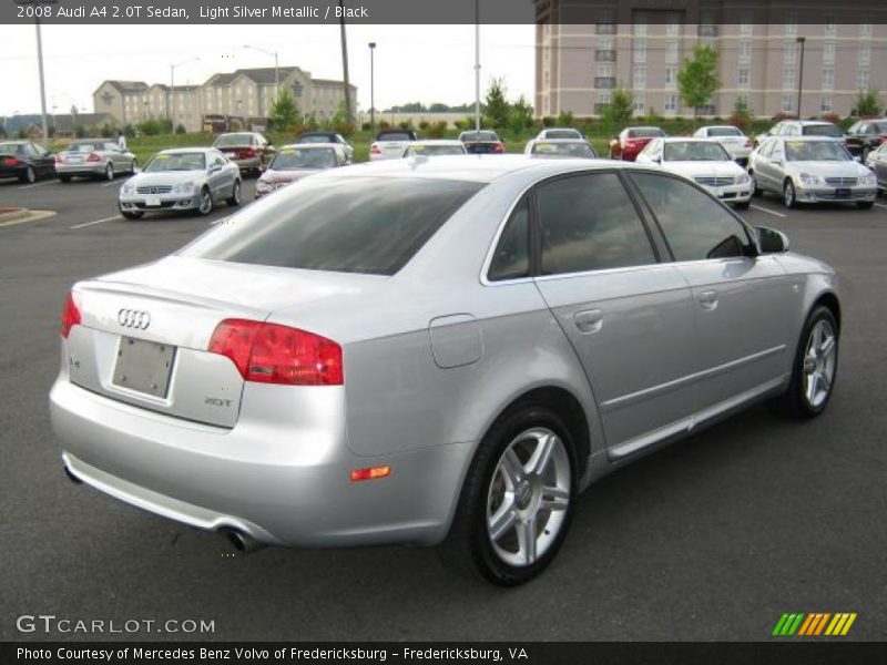 Light Silver Metallic / Black 2008 Audi A4 2.0T Sedan