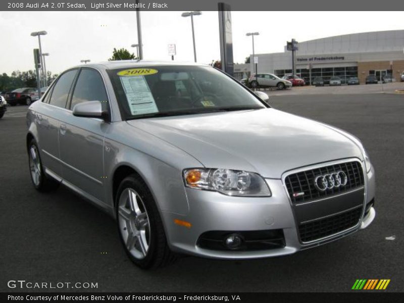 Light Silver Metallic / Black 2008 Audi A4 2.0T Sedan